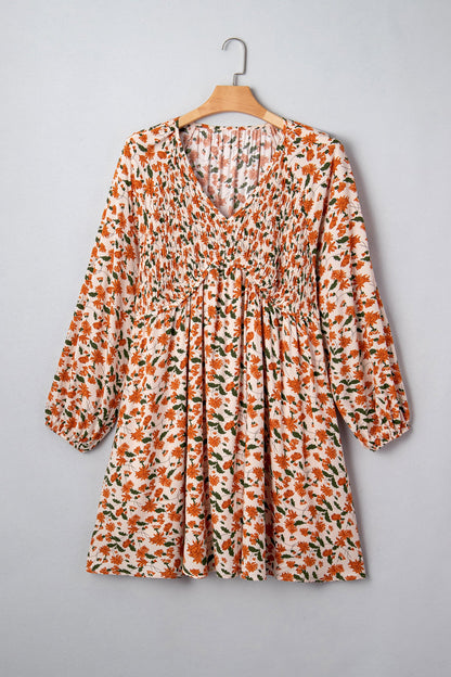 Threaded Pear Lauren Sleeve Babydoll Short PLUS Dress
