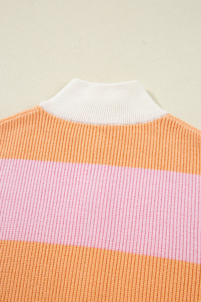 Threaded Pear Claire Half Zip Oversize Sweater