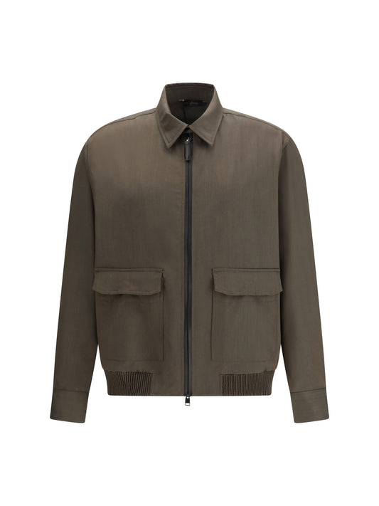 Jacket Khaki Wool