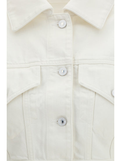 Jacket Cocoon Raw Denim Off White