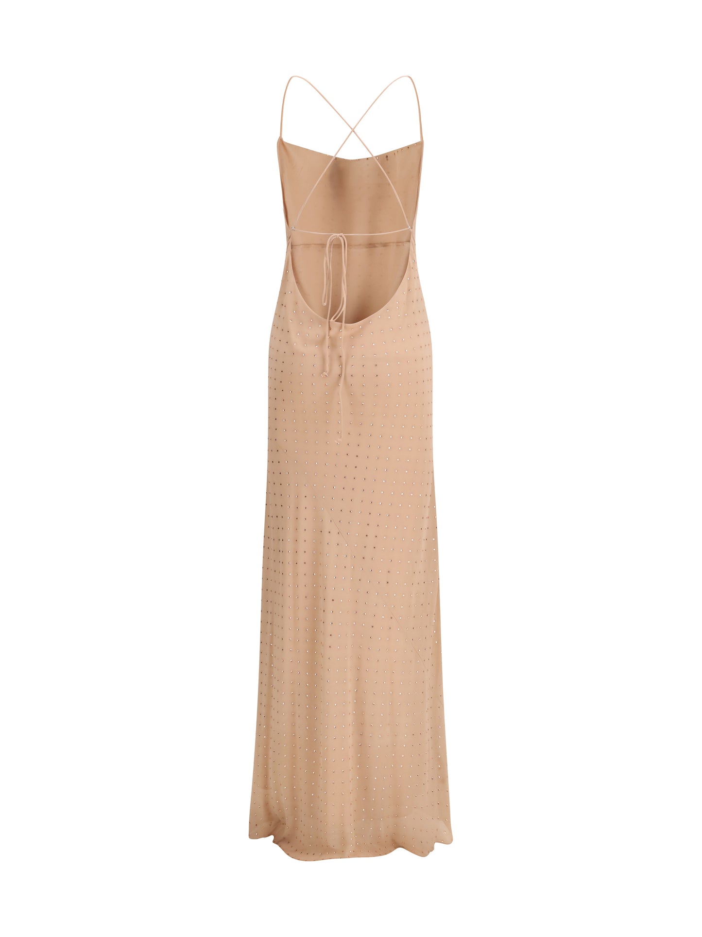 Slipdress Long Strass Pink Sfinge