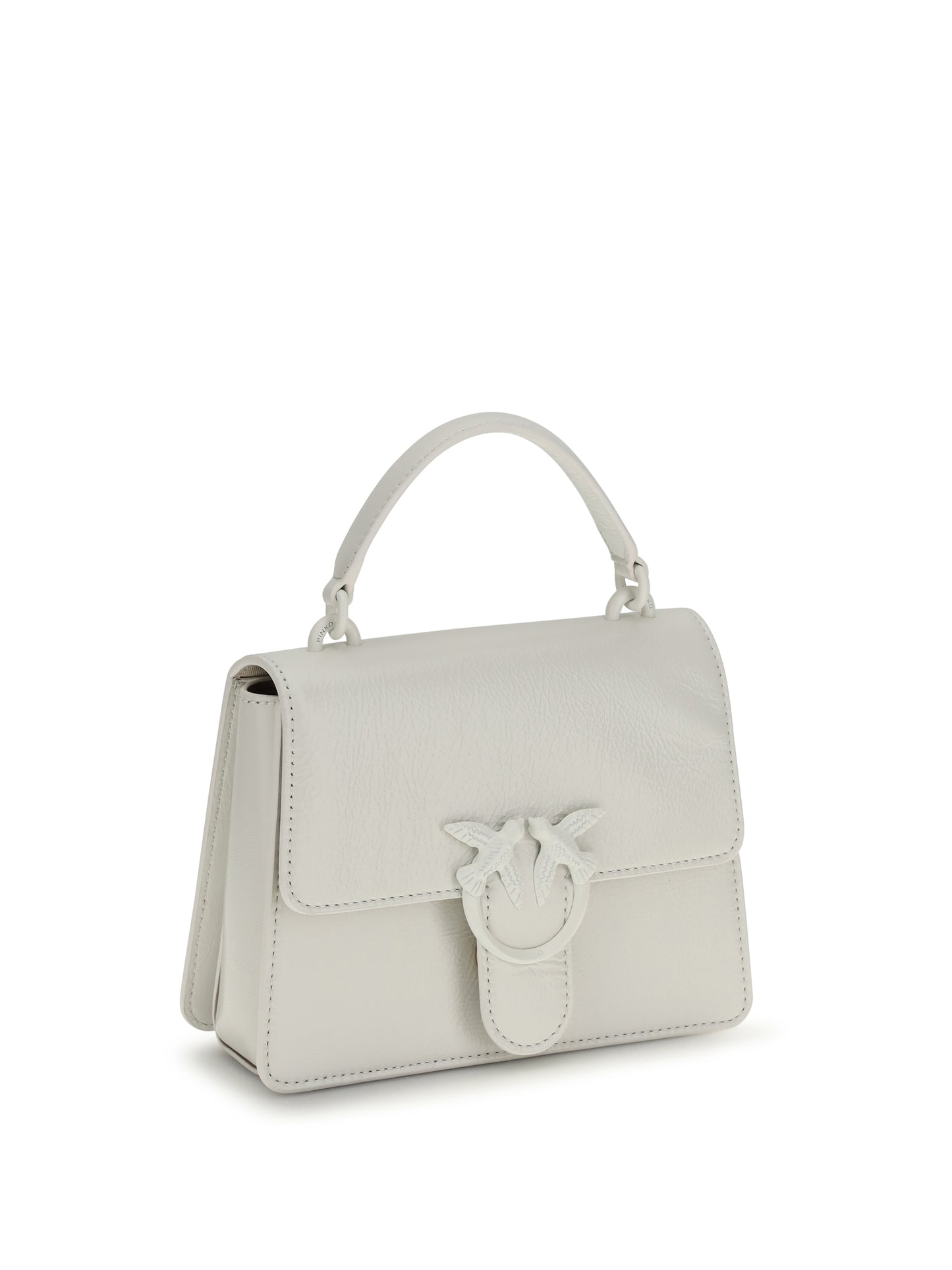 Mini Handbag Love One Top White Leather