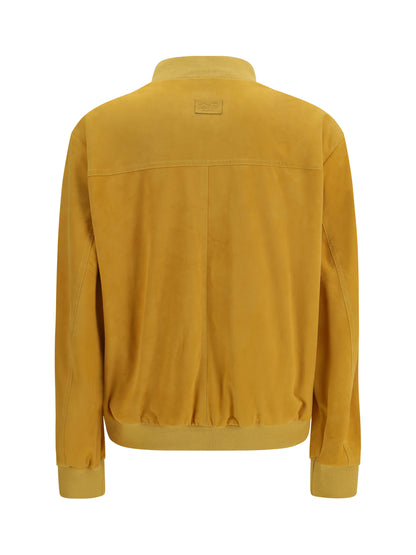 Jacket Valstarino Suede Yellow
