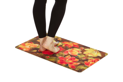 2-Pack Premium Comfort Kitchen Mats (Spring Bloom)