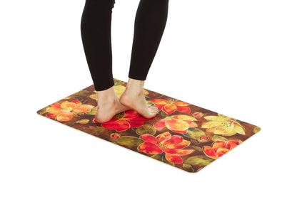2-Pack Premium Comfort Kitchen Mats (Spring Bloom)