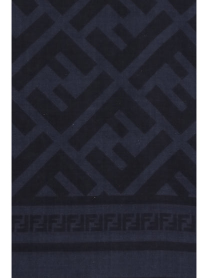 Scarf FF Wool-Silk Abisso