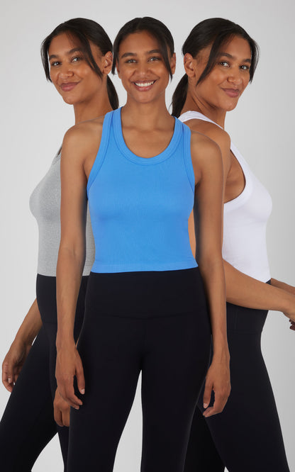 3 PK Ribbed Racerback Tank - Our Stone Story