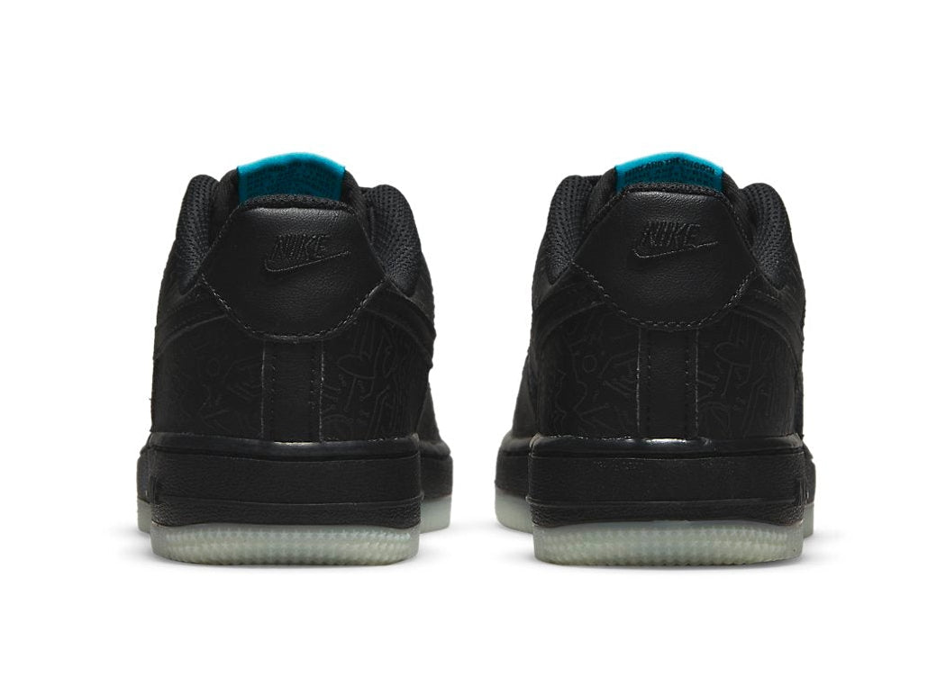 Nike Preschool Air Force 1 Low 'Computer Chip Space Jam' Ps Sneakers