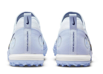 Nike Men's Mercurial Air Zoom Vapor 14 Pro Tf 'Football Grey Light Marine' Sneakers