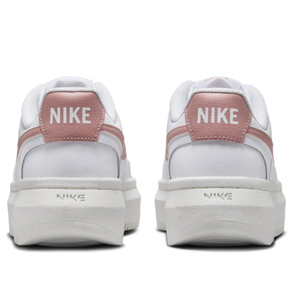 [dz5394-102] Womens Nike Court Vision Alta Leather 'sail Red Stardust'