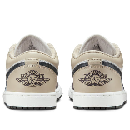 [553558-153] Mens Air Jordan Retro 1 Low 'black Toe Rattan'