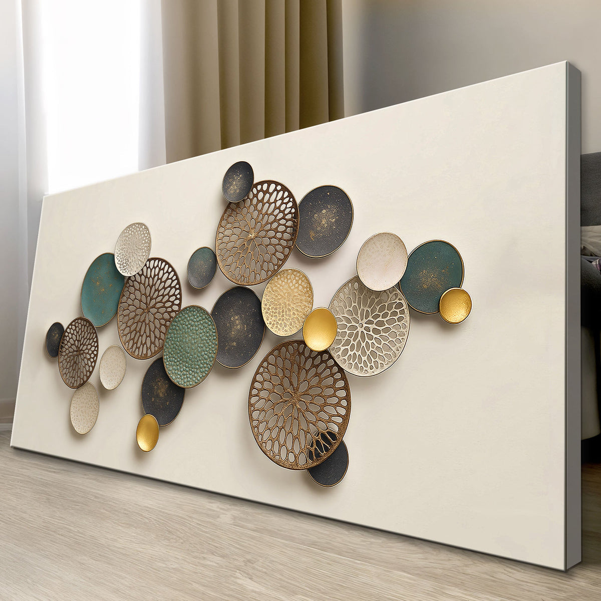 Lotus Leaf Abstract Wall Art II