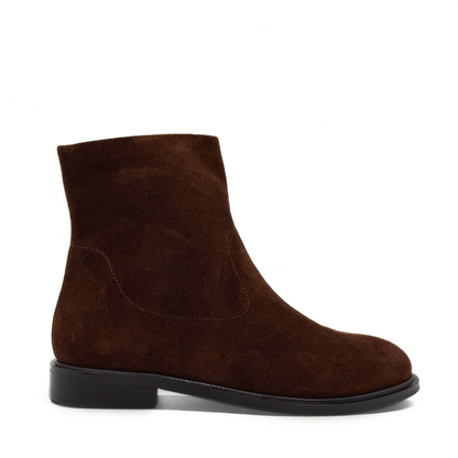 Flacco Suede Booties - Brown