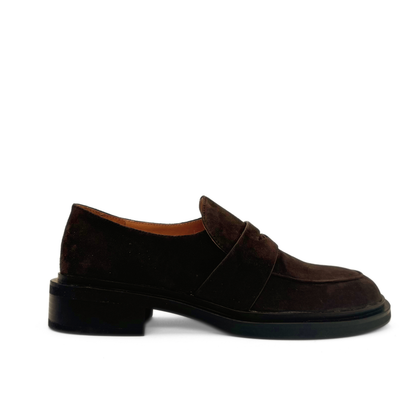 Drew Suede Loafers - Black