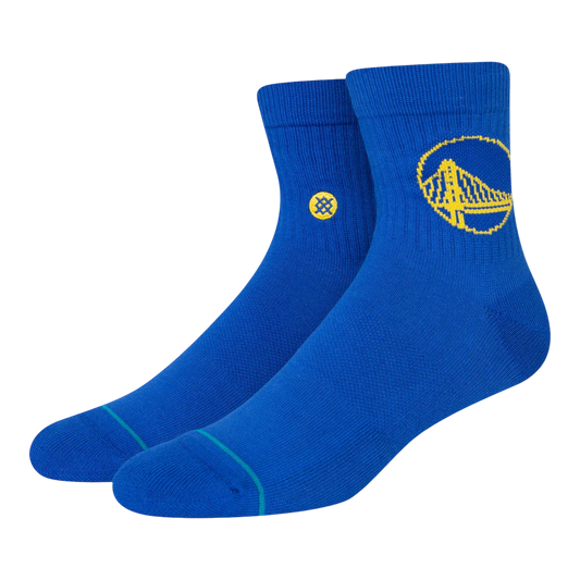 Stance Golden State Warriors Quarter Men Ankle Socks Royal Blue