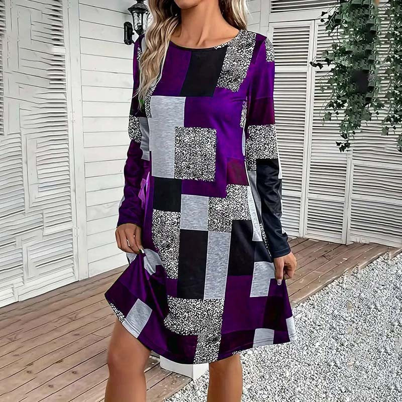zulily long sleeve dresses Zip Polo Collar Slim Long-Sleeve Maxi Dress