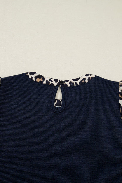 Threaded Pear Ayra Patchwork Short Sleeve Top