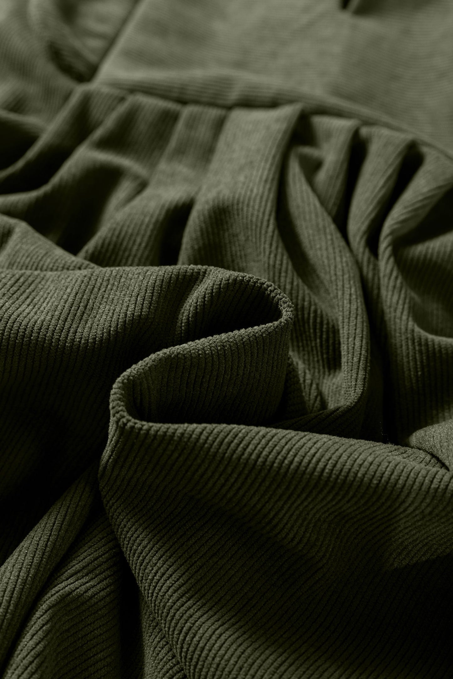 Threaded Pear Michelle Pleated Corduroy Mini Dress