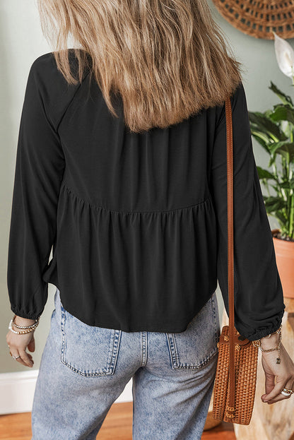 Threaded Pear Aliana Bust Flow Fit Blouse