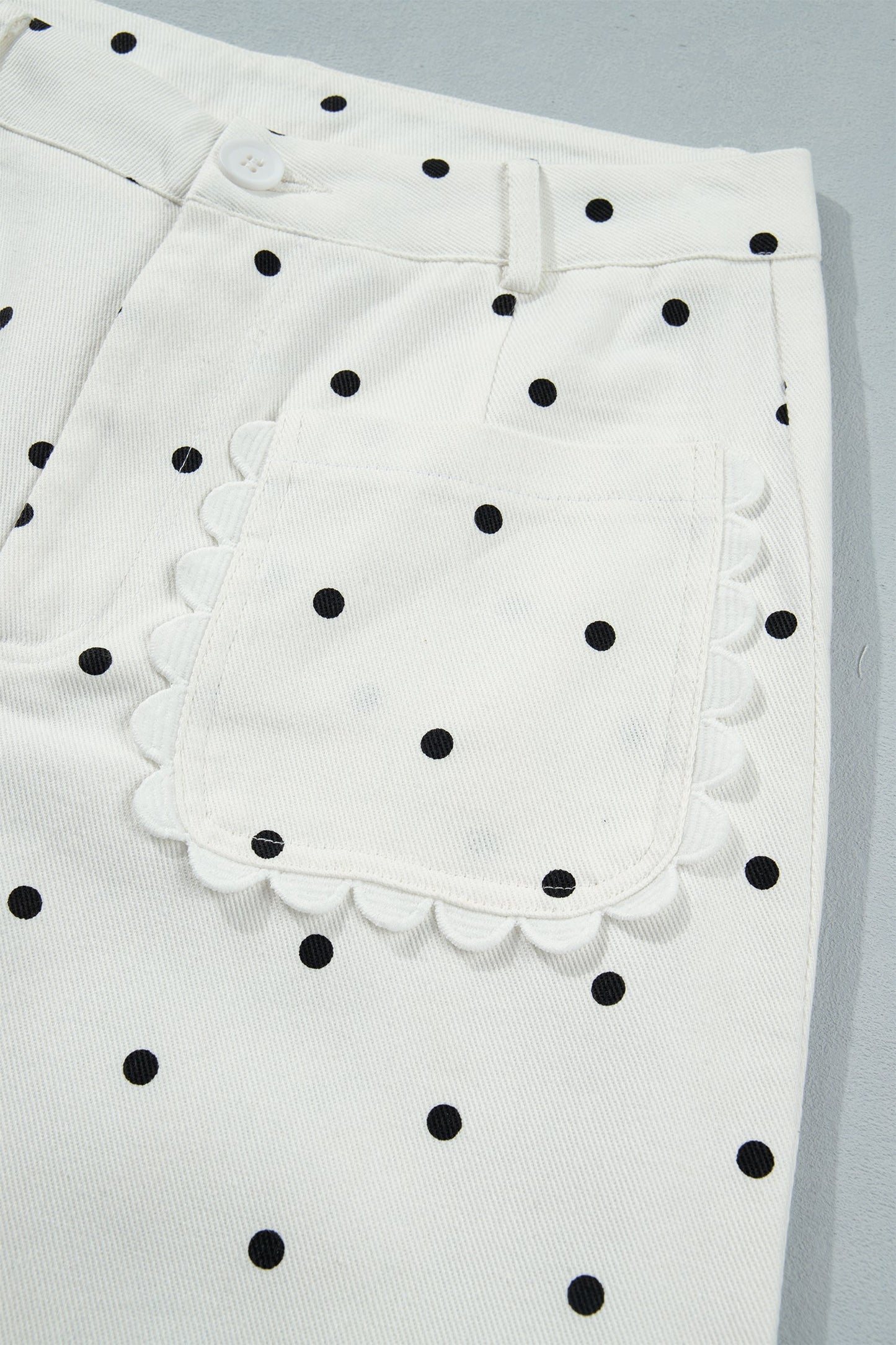 Threaded Pear Whitley Patch Cotton Shift Pants