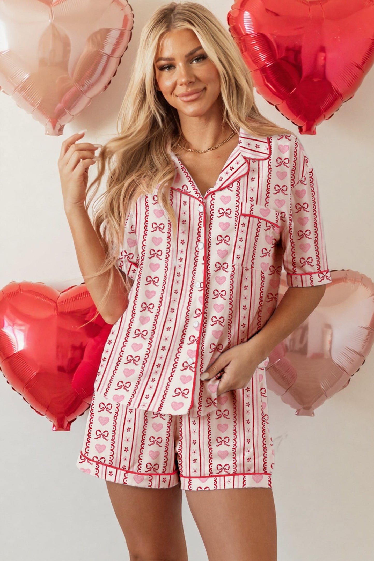 Threaded Pear Sienna Short 2pcs Pajama Set
