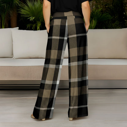 Beige w/ White and Black-