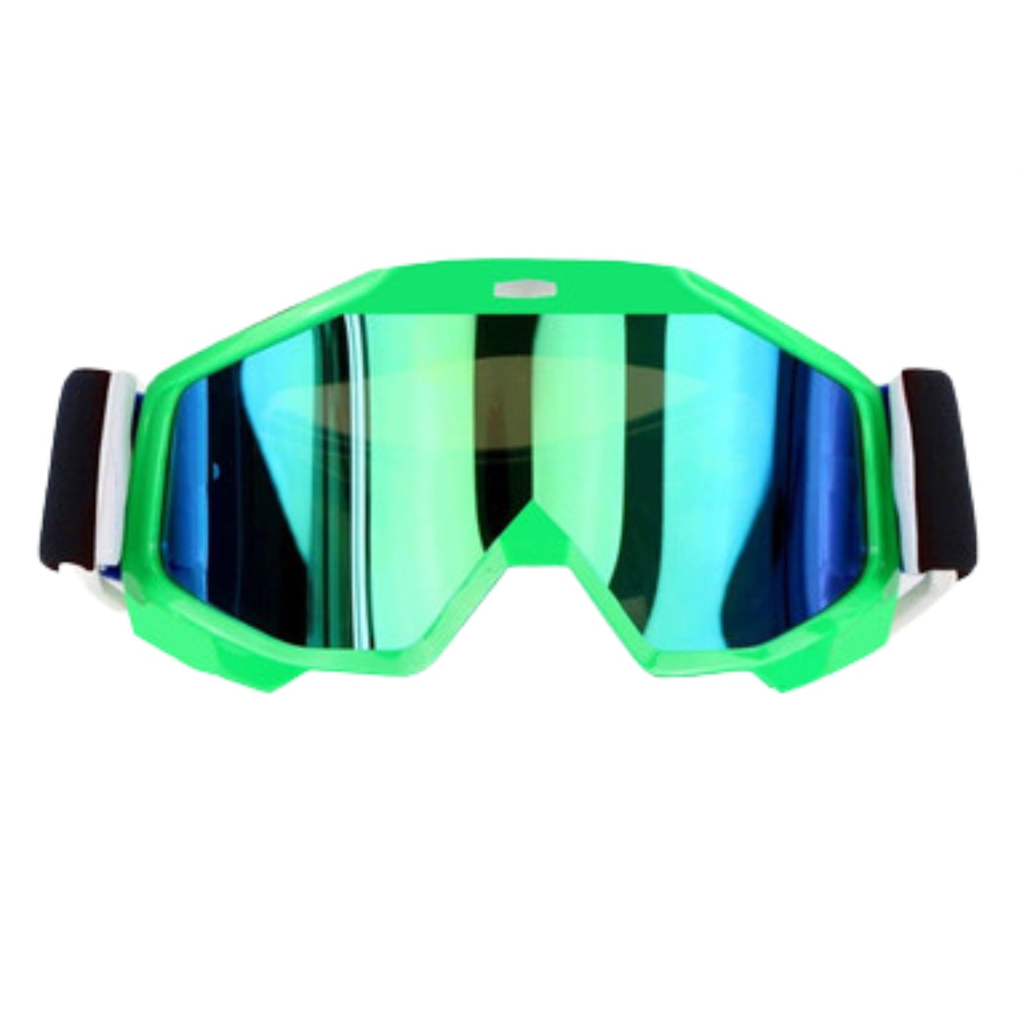 Prime Goods Motocross Goggles Racing Off-Road Dirt Bike ATV UTV BMX MX XC Motorcycle Eyewear - Orange