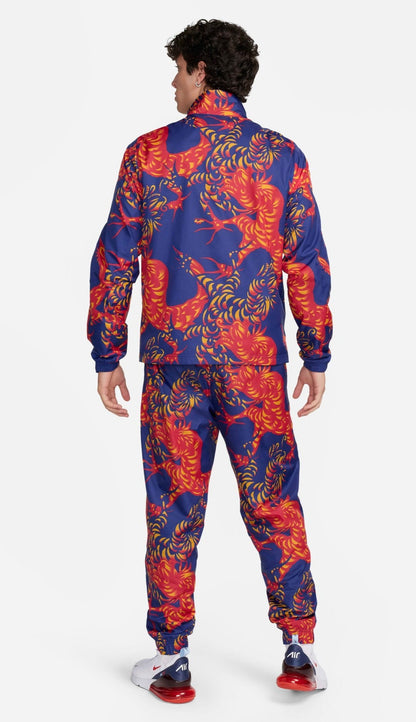 Nike Men's Fc Barcelona Soccer Woven Tracksuit