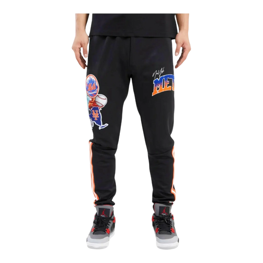 Pro Standard New York Mets Home Town Men Track Pants Black