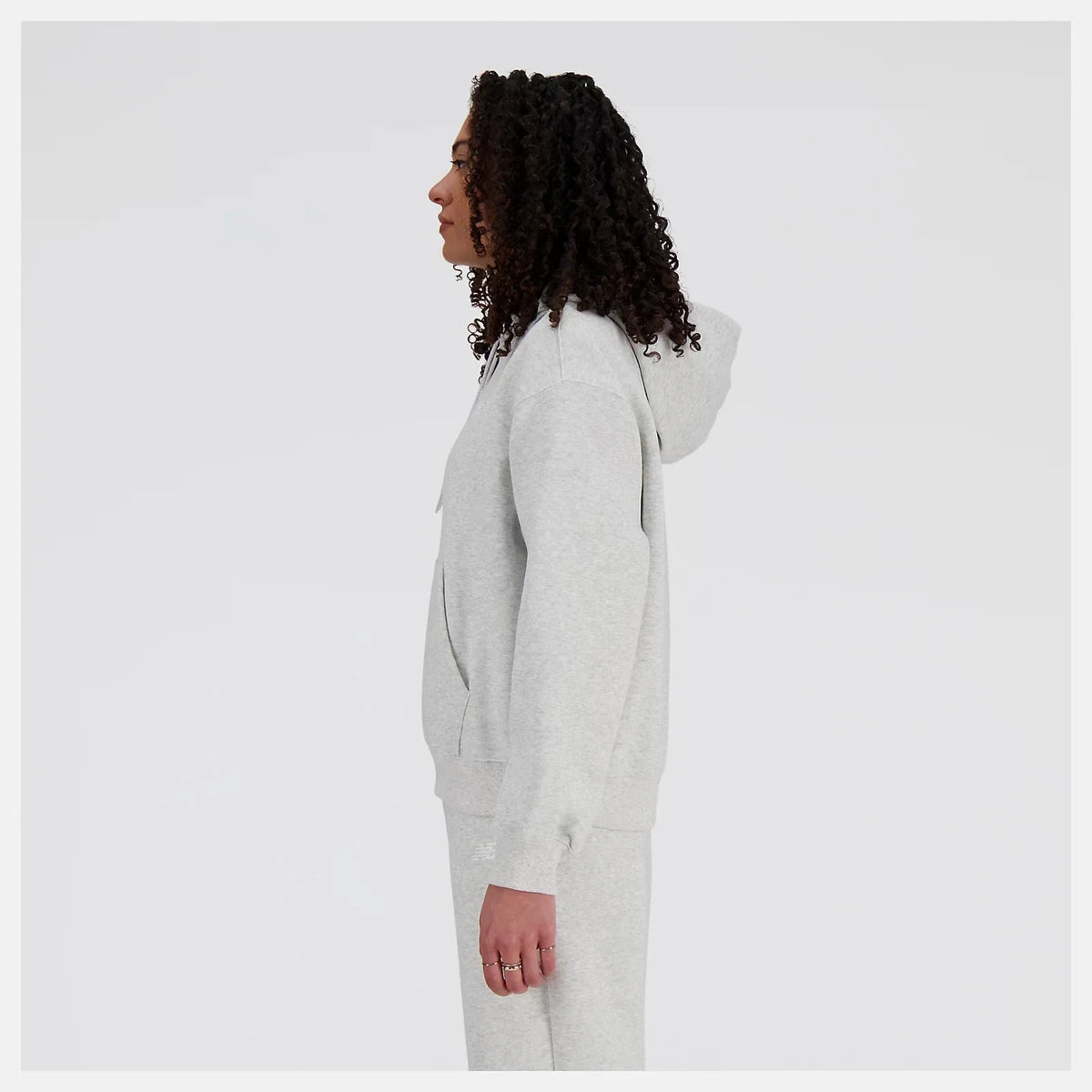 New Balance Sport Essentials Women's Pullover Hoodie — Gray