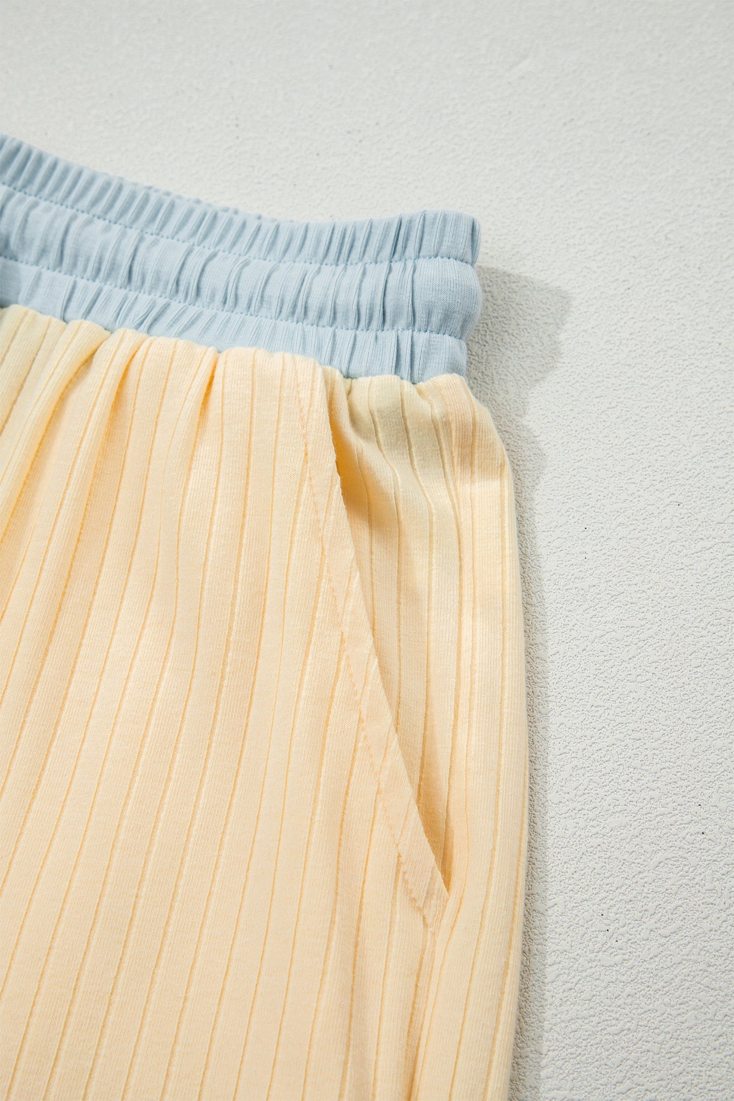 Threaded Pear Sunny Trim Casual Short Set
