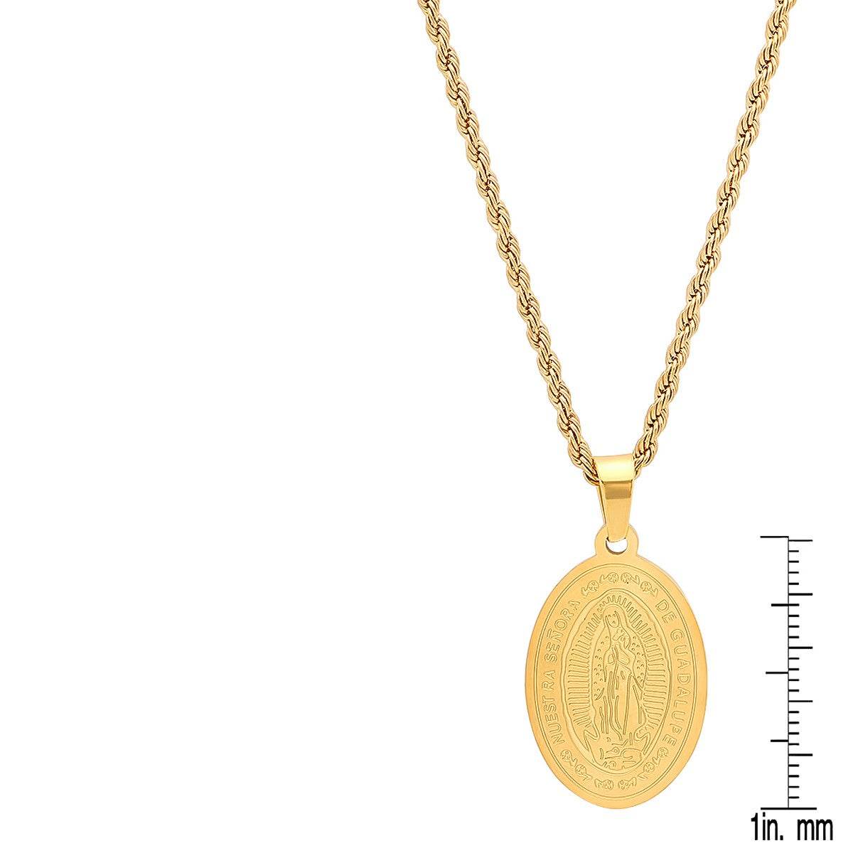 Oval Religious Pendant