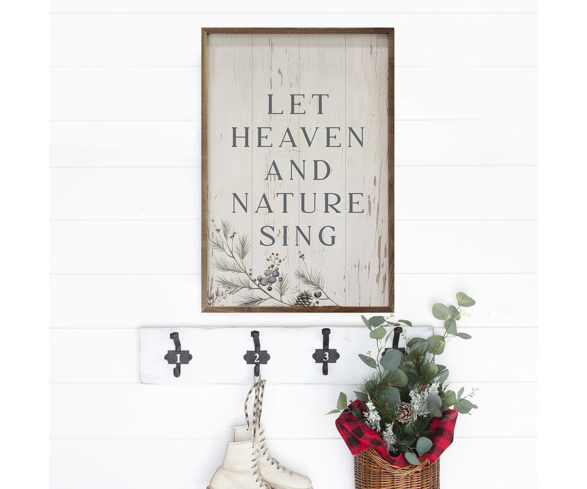 Kendrick Home Let Heaven And Nature Vine Whitewash