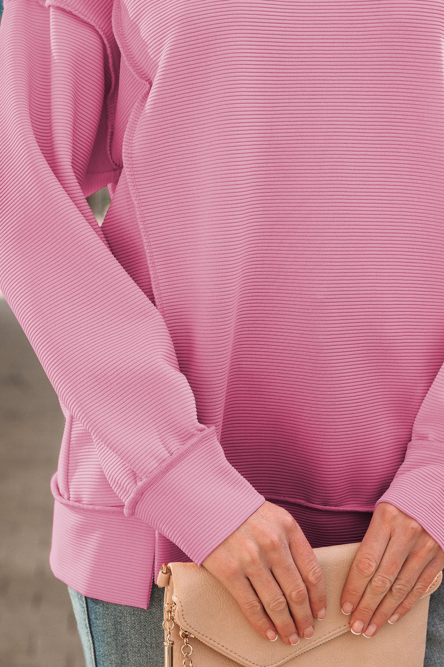 Threaded Pear Liv Drop Shoulder Baggy Pullover