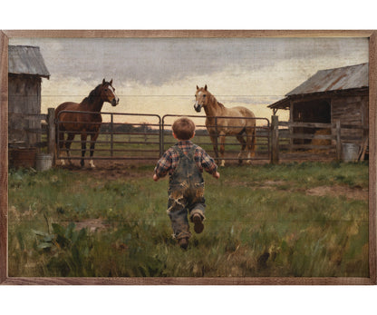 Kendrick Home A Boy And His Horses