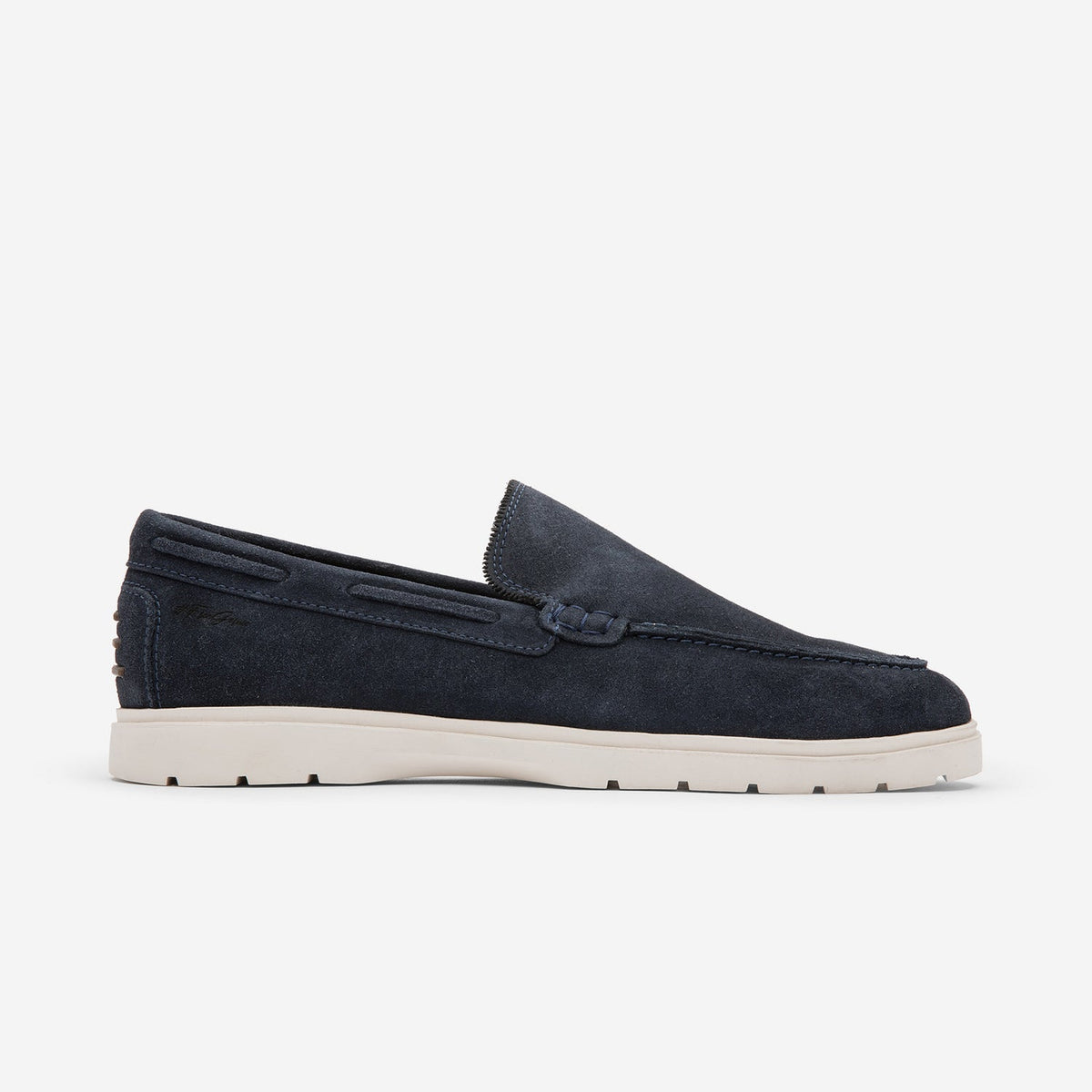 Navy Suede-