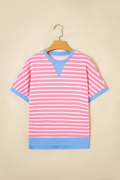 Threaded Pear Kelly Loose Short Sleeve Top