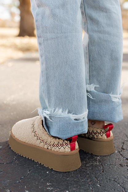 Threaded Pear Olivia Thick Sole Snow Boots