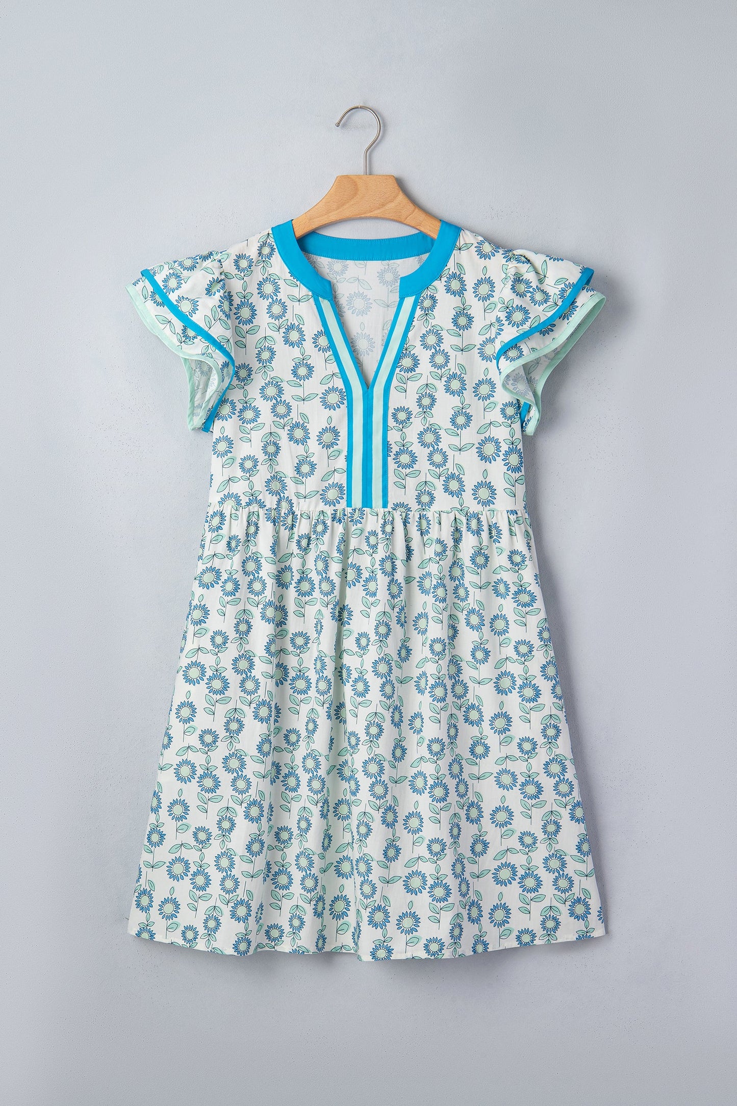 Threaded Pear Marlowe Flutter Sleeve Mini Dress