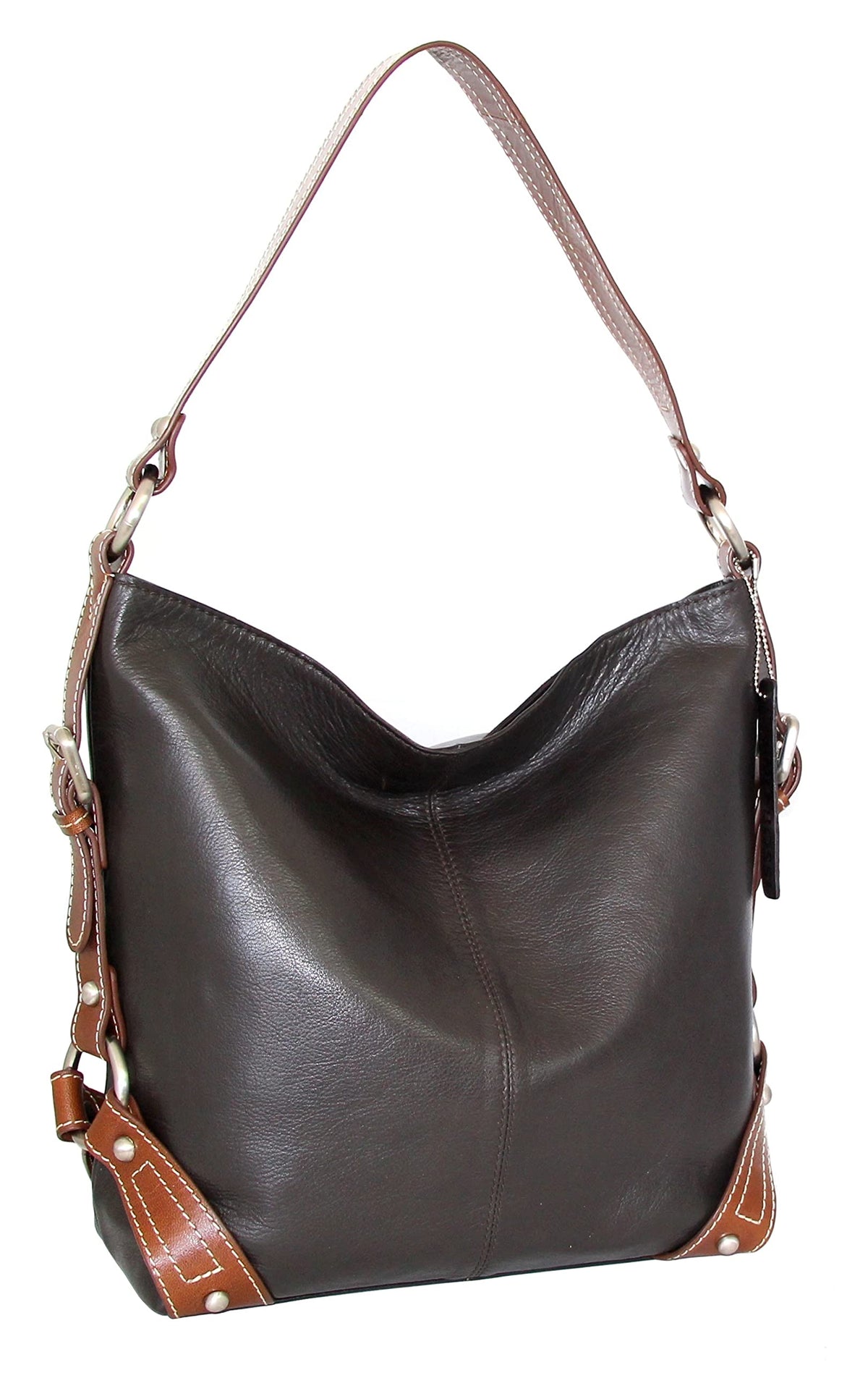 Nino Bossi Moda Milano Hobo - Chocolate