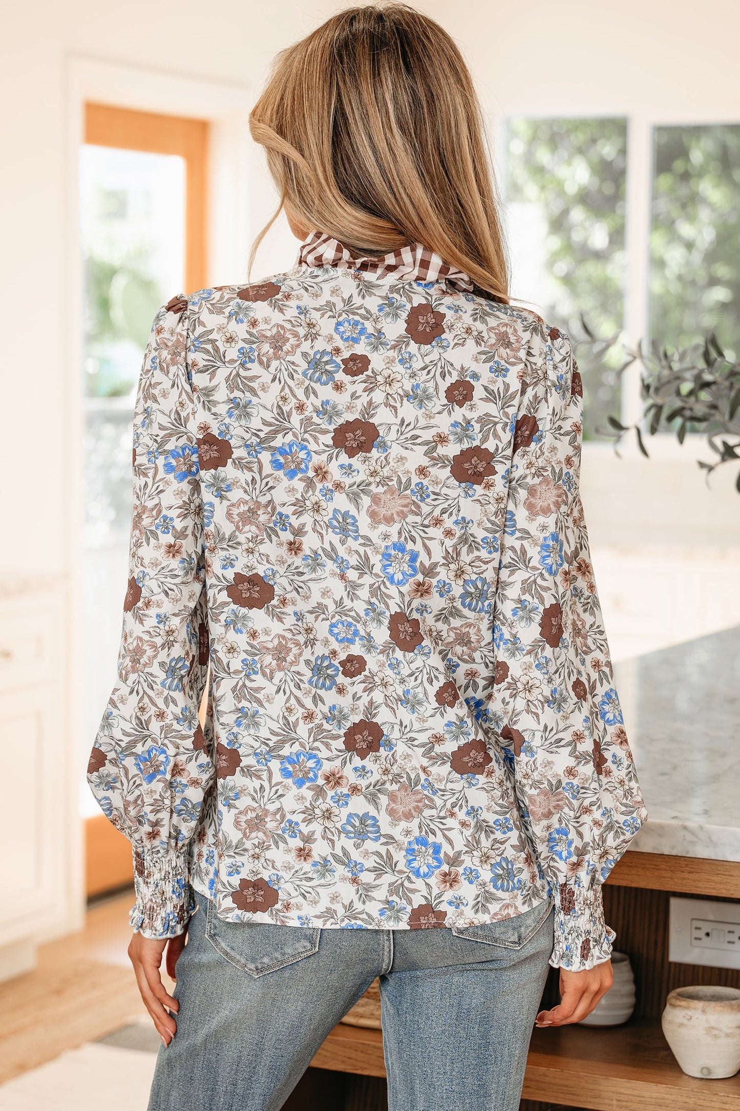 Threaded Pear Elsie Long Sleeve Blouse Long Sleeve Top