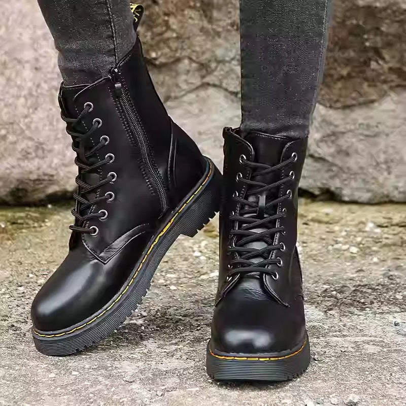 Women's Martin Short Boots – Classic Lace-Up Ankle Boots – Zulily