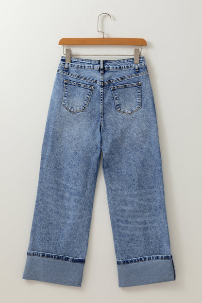 Threaded Pear Aria Straight High Waist Jeans