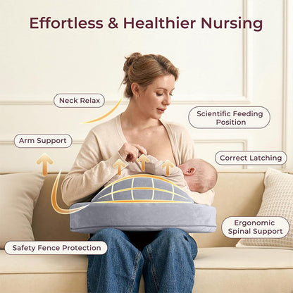 Memory Foam Nursing & Baby Pillow – Soft Support Cushion
