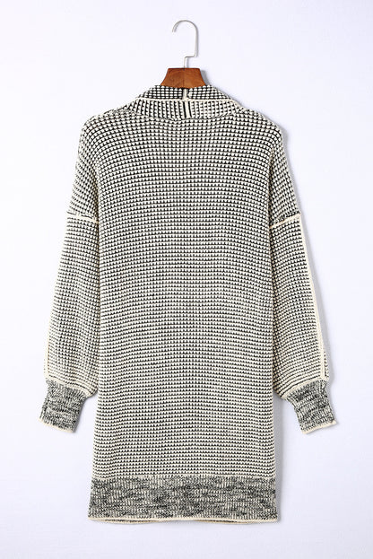 Threaded Pear Harper Long Open Front Cardigan