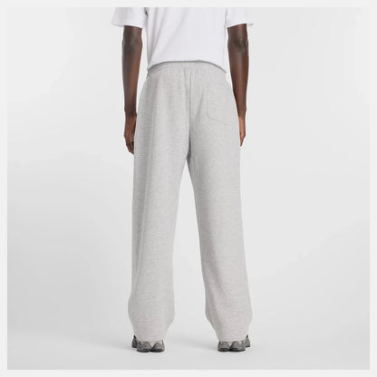 New Balance Sport Essentials Straight Leg Men's Fleece Pants — Gray