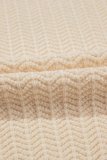 Threaded Pear Sophia Knit Short Sleeve Sweater