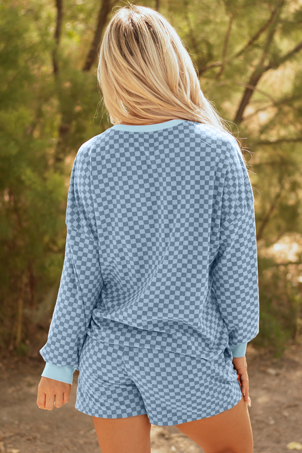 Threaded Pear Reese and Shorts Set Long Sleeve Top