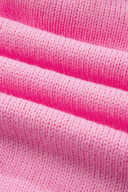 Threaded Pear Olivia Backless Bubble Sleeve Sweater