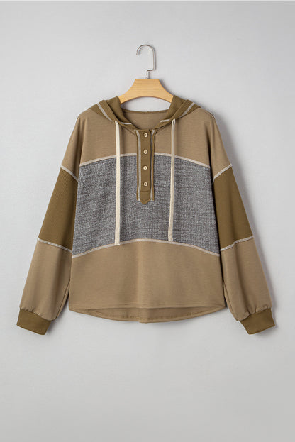 Threaded Pear Myrabella Exposed Seam Half Pullover